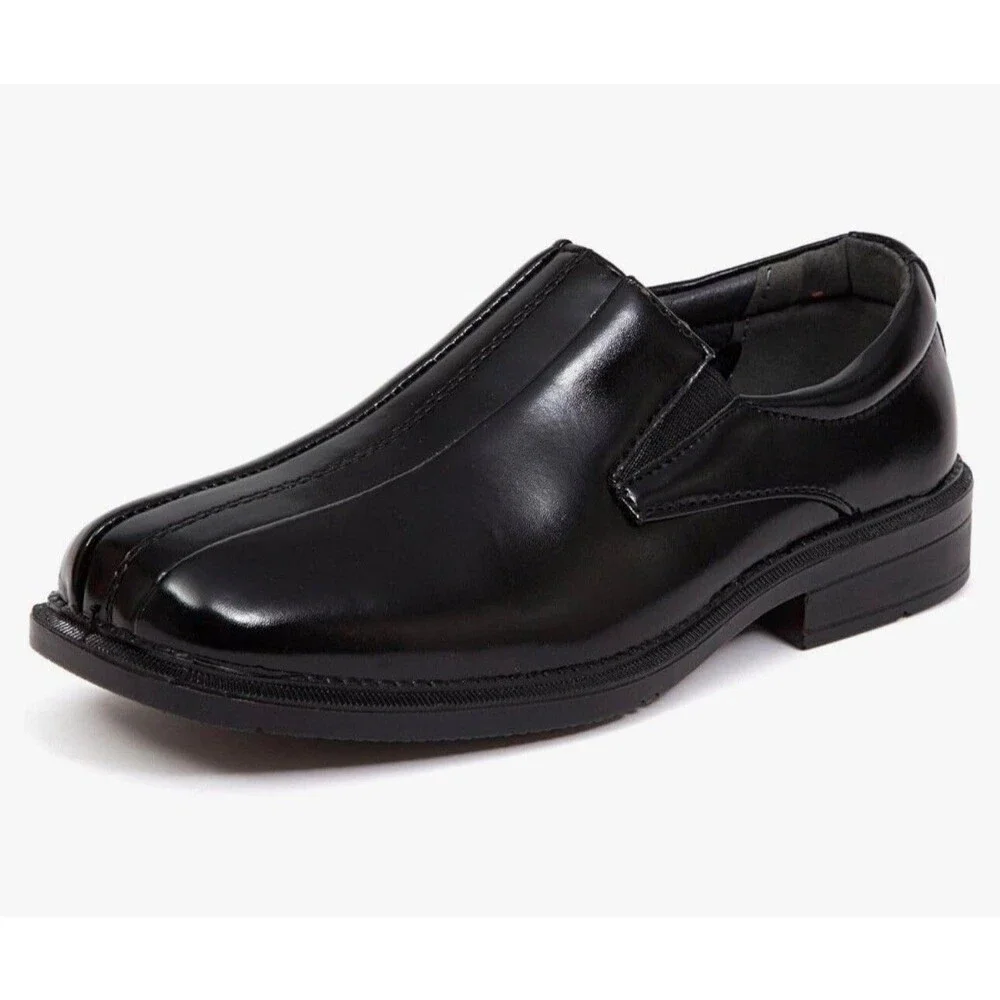 Boy's Child Wings Slip-on Loafer Shoes Classic Black  size 9.5US DEER STAGS
